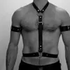 Explosões Transfronteiriças Cinto Sexy Masculino Tira de Cinto Corrente Corporal Amarrações SM Props de Cinto de Couro Estilo Punk
