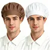 Gorras de taller a prueba de polvo, gorras protectoras transpirables para fábricas de alimentos, gorras ajustables para comedores, catering y cocinas, al por mayor