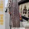 Estante de Exhibición de Caña de Azúcar para Frutería, Soporte de Exhibición Vertical para Vender Caña de Azúcar, Soporte Fijo Inclinado Estante de Exhibición para Supermercado