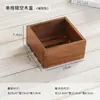 Caja Pequeña de Madera Cuadrada de 5 Hojas para Té Caja de Almacenamiento para Ingredientes Divisor de Exhibición Caja de Madera Caja de Exhibición de Madera Compartimento Caja para Medicamentos