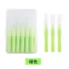 Cepillo de Hilo Dental Rosca al por Mayor Caja de 20 Piezas Cepillo Interdental Portátil Cepillo para Espacios Ortodónticos Hilo Cepillo Interdental Cepillo para Cejas