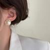 Pendientes Grandes de Perla Estilo Francés con Aguja de Plata S925, Diseño de Nicho, Lujo Ligero, Sensación de Alta Gama, Nuevos Pendientes Populares 2026