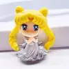 Chaveiro Acessórios Chave de Menina Guerreira Bonita de Desenho Animado Animação Japonesa e Coreana Presente Artesanal Pingente Acessórios para Bolsa Feminina Material