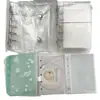 Coleção M5 Caderno de Folhas Soltas Acessórios para Páginas Internas Livro Planejador de Armazenamento Capa de PP Livro de Cartões Mini Bolso Interno Portátil