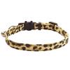 Collar para gato con estampado de leopardo y cascabel, ideal para mascotas, venta directa de fábrica