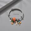 Pulseira de Pulso Pulseira de Pulso Fashion Leve de Luxo de Alto Padrão Animal Geométrico Pingente de Diamante Coração de Pêssego Europeu e Americano Transfronteiriço Personalizado