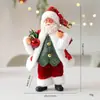 Comércio Exterior Novo Tecido Papai Noel Brinquedo Pingente DIY Decoração de Natal Interna Árvore de Natal Velho Homem Pingente