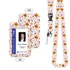 Porta Cartão Divertido com Crachá, Impressão UV, Cordão, Clipe Retrátil, Cartão de Refeição, Porta Cartão de Ônibus, Porta Crachá de Trabalho, Capa Protetora