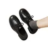 Colección Otoño 2026: Zapatos de Trabajo de Cuero Suave con Cordones Negros para Mujer - Cómodos, Versátiles y Elegantes para el Trayecto al Trabajo