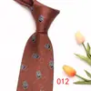 Corbata marrón formal de negocios de 8 cm en stock corbata de poliéster para hombre jacquard negocios corbata vintage fabricantes al por mayor
