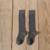 Calcetines de Terry para Mujer hasta la Pantorrilla Color Sólido Calcetines de Toalla Otoño e Invierno Calcetines para Dormir Grises Calcetines Altos Calcetines Gruesos Cálidos