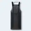 Impermeável e à Prova de Óleo Anti-incrustante Sem Lavagem e Limpo TPU Avental Feminino Cozinha Doméstica Macacão de Cozinha Resistente à Sujeira Cintura Masculina