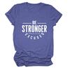 Camiseta para mujer con estampado "Sé más fuerte que tus excusas" de Amazon Cross-border Independent Station