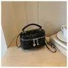 Bolsa de mão estilo pequena fragrância transfronteiriça com padrão xadrez de diamantes bolsa pequena nova feminina elegante bolsa caixa com corrente bolsa versátil de ombro único transversal moderna
