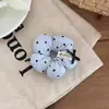 Elástico de Cabelo Laço Cor de Doce Estilo Coreano em Formato de Coração para Mulheres, Corda de Cabelo Versátil para Rabo de Cavalo, Acessório de Cabelo para Coque Infantil