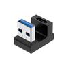 Adaptador USB-TypeC 3.2 Gen2, convertidor U macho a hembra, transmisión de alta velocidad de 10 Gbps, codo en L de 90 grados.