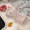 "Pastel de Cereza Dulce" Ropa Interior Antibacteriana 10A de Algodón Puro para Niñas, Tiro Medio, Ajustado a la Cadera, Jacquard, Calzones Transpirables