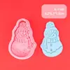 Molde para Galletas Temático Navideño Dibujo Animado Regalo de Navidad Galleta Artificial Prensado Estéreo 3D Herramienta de Horneado para Fondant