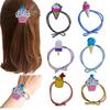 Tocado de helado simple de estilo coreano, aro para el cabello, cuerda para el cabello, accesorios duraderos para el cabello, tendones de goma, cuerda para el cabello simple, cabello hecho a mano