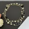 Corrente de Suéter Chanel, Corrente de Suéter Clássica de Letras Chanel Duplo C Corrente de Cinto Corrente Atacado