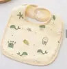 Toalha antiderrapante classe A babador de bebê de algodão gaze macia ajustável atacado produtos para bebês babadores infantis