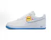 Zapatillas Air Force One de caña baja, unisex, zapatillas deportivas casuales clásicas blanco puro, directo de la fábrica de origen, disponibles para dropshipping