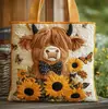 Bolso de Mano Cruzado 3D Nuevo Producto TEMU Amazon Moda Femenina de Moda Estampado Bolso de Hombro Tela Oxford 600D