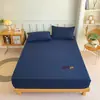 Sábanas bajeras de color sólido seleccionadas, fundas bajeras cepilladas, fundas protectoras lavables, fundas de almohada, sábanas bajeras, protectores de colchón Simmons, sábanas bajeras con estampado por calor