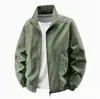 Nuevas Chaquetas de Primavera y Otoño para Hombres y Mujeres, Cortavientos Ligeros de una Sola Capa, Chaquetas Deportivas Casuales sin Capucha y con Cuello Alto, Chaquetas de Moda para Exteriores