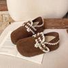 Sapatos Femininos Slip-On de Solado Grosso com Aumento de Altura e Cobertura Total, Novo Modelo Outono 2025, Mocassins Estilo Birken