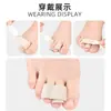 Hallux Valgus (Juanete) Dedos Superpuestos Día y Noche Separador de Dedos del Pie para Hombres y Mujeres Tira de Tela Elástico para Dedo Gordo del Pie Corrección