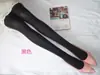 Meias de cor doce AB assimétricas esquerda e direita preto e branco yin e yang costura dupla cor meia-calça meias de dança mulheres