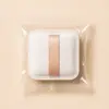 Esponja de Polvo Triángulo de Piña Blanca en Caja, Ultra-Suave, No Absorbe el Polvo, Doble Uso para Maquillaje Seco y Húmedo, Esponja para Cushion al por Mayor