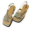 Sandalias Abiertas de Estilo Hada Francés Suaves para Mujer, Nuevo Modelo 2026, Elegante Diseño de Nicho de Fuegos Artificiales, Sandalias de Una Correa con Hebilla