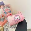 Bolsa Infantil Caricatura Linda Bolsa Cruzada para Niña Bolsa Cilindro de Lona Estampada para Niña Pequeña Billetera para Bebé