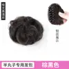 Peruca para Mulheres com Prendedor de Coque, Bolsa para Coque, Meio Coque, Cabelo Artificial, Coque Fofo Natural, Bolsa para Peruca