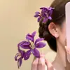 Pinza para el Cabello Rosa Niebla Amor Super Hada Flor Rosa Nuevo Estilo Chino Accesorio para el Cabello para Mujeres Estilo Vacaciones en la Playa Atrezzo para Fotos Flor en el Cabello Tocado