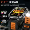 Nuevo reloj inteligente transfronterizo, con pantalla cuadrada, llamadas Bluetooth y batería de gran capacidad, diseñado para hombres