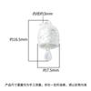 Prata Pura S925 Estilo Étnico Sino dos Ventos Pingente Joia DIY Pulseira Pulseira de Cristal Sino Acessórios de Prata