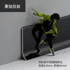 Rodapié Adhesivo Transfronterizo, Revestimiento de Pared de Acero Inoxidable, Ocultador de Juntas, Perfil de Borde, Rodapié de Acero Inoxidable 304 Cepillado Titanio Negro