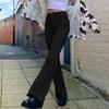 Micro Bocina Cintura Alta Jeans Adelgazantes Otoño e Invierno Europa y Estados Unidos Comercio Exterior Transfronterizo Amazon Nueva Moda para Mujer