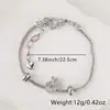 Pulseira de Cobre Banhado Exquisita Simples Versátil Popular em Vendas Transfronteiriças Pulseira de Prata da Moda Personalizada Pulseira Feminina com Zircônia