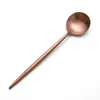 Juego de Cubiertos de Acero Inoxidable Portugués 304 Espesor Arenado Cuchillo, Tenedor, Cuchara Vajilla Occidental Venta al por Mayor Transfronteriza
