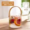 Balde de Gelo para Cerveja de Frutas Balde de Frutas para Piquenique Festa ao Ar Livre Tendência Transparente Portátil Balde para Chá de Frutas Vinho Balde Divertido