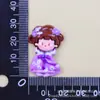 Moda Nacional Dibujos Animados Vestido Tang Niña Cara Brillante Accesorios de Resina Pegamento Crema Material para Pegatina de Refrigerador DIY Carcasa de Teléfono Móvil Pegatina para Taza de Agua