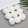 Bolas de pelúcia brancas altamente elásticas para artesanato de jardim de infância, acessórios criativos de DIY para roupas, bolsas, sapatos, meias e acessórios decorativos