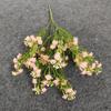El nuevo tacto suave de pegamento de gypsophila en manojos de flores artificiales para decoración de bodas, hoteles, ventanas del hogar, flores artificiales de comercio exterior