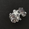 Anillo de dragón dorado pequeño del año del dragón para mujer, plata de ley s925, nicho abierto, de alta calidad, ligero, de lujo, con cola de dragón, nuevo producto