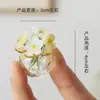 Zibo Mini Buquê de Flores Artificiais Esmaltadas Ornamento de Flor de Vidro Vaso Flor Preservada Artesanato Decoração de Mesa Presente