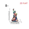 Día de la Independencia Águila Orgullosa Estatua de la Libertad Adorno Decorativo Artesanía de Madera 2D Decoración Festiva Exclusiva